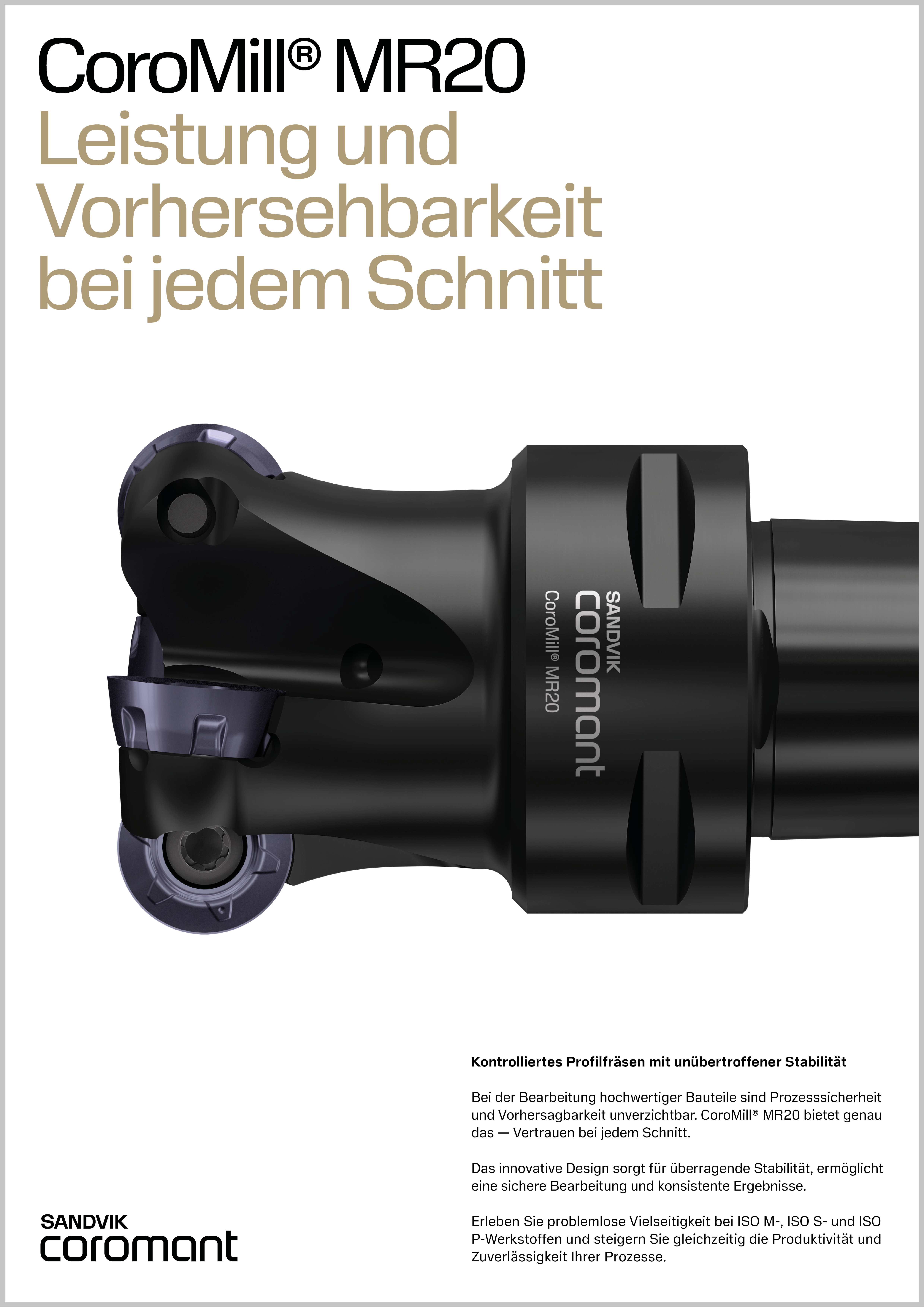 SANDVIK Coromant CoroMill® MR20